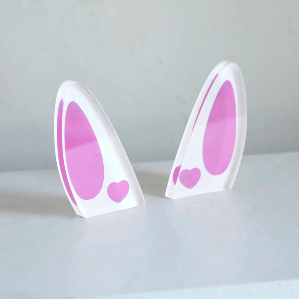 Kawaii Bow Monitor Decor Pink Acrylic Bowknot PC Accessories Cute Desktop Decoration for Gaming Setup,Screen,Home Office & Gift