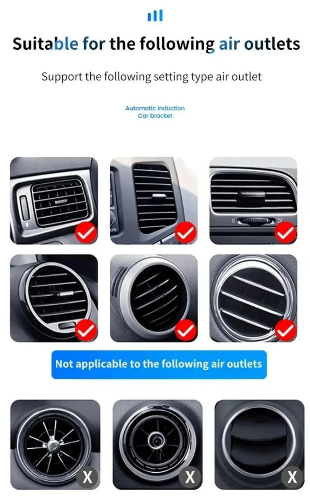 15W Magnetic Wireless Charger Car Fast Charging Adapter Air Outlets Mobile Phone Holder For MagSafe iPhone 16 15 Pro Max Xiaomi