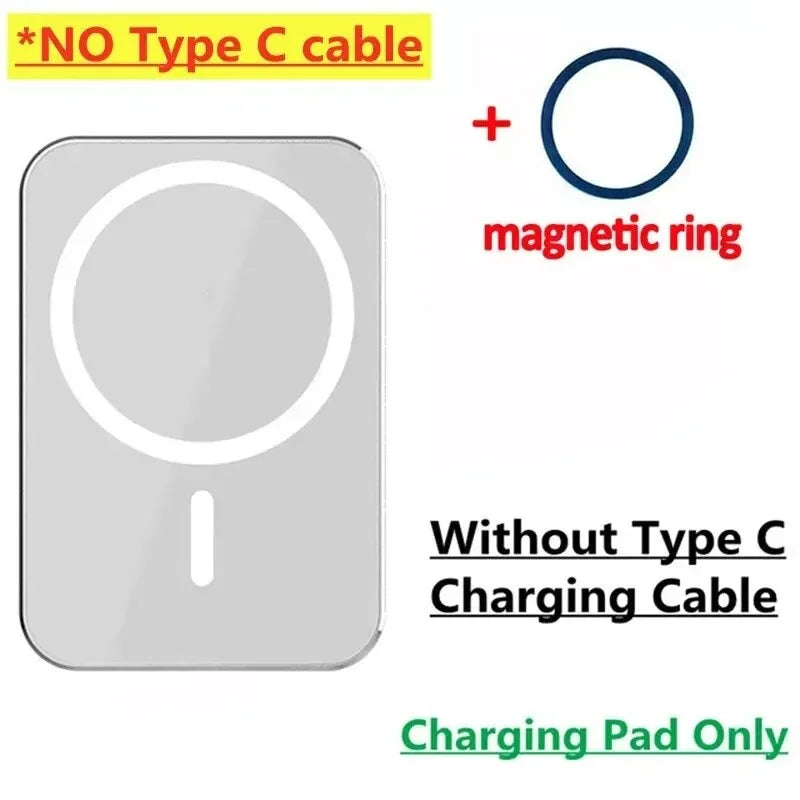 15W Magnetic Wireless Charger Car Fast Charging Adapter Air Outlets Mobile Phone Holder For MagSafe iPhone 16 15 Pro Max Xiaomi