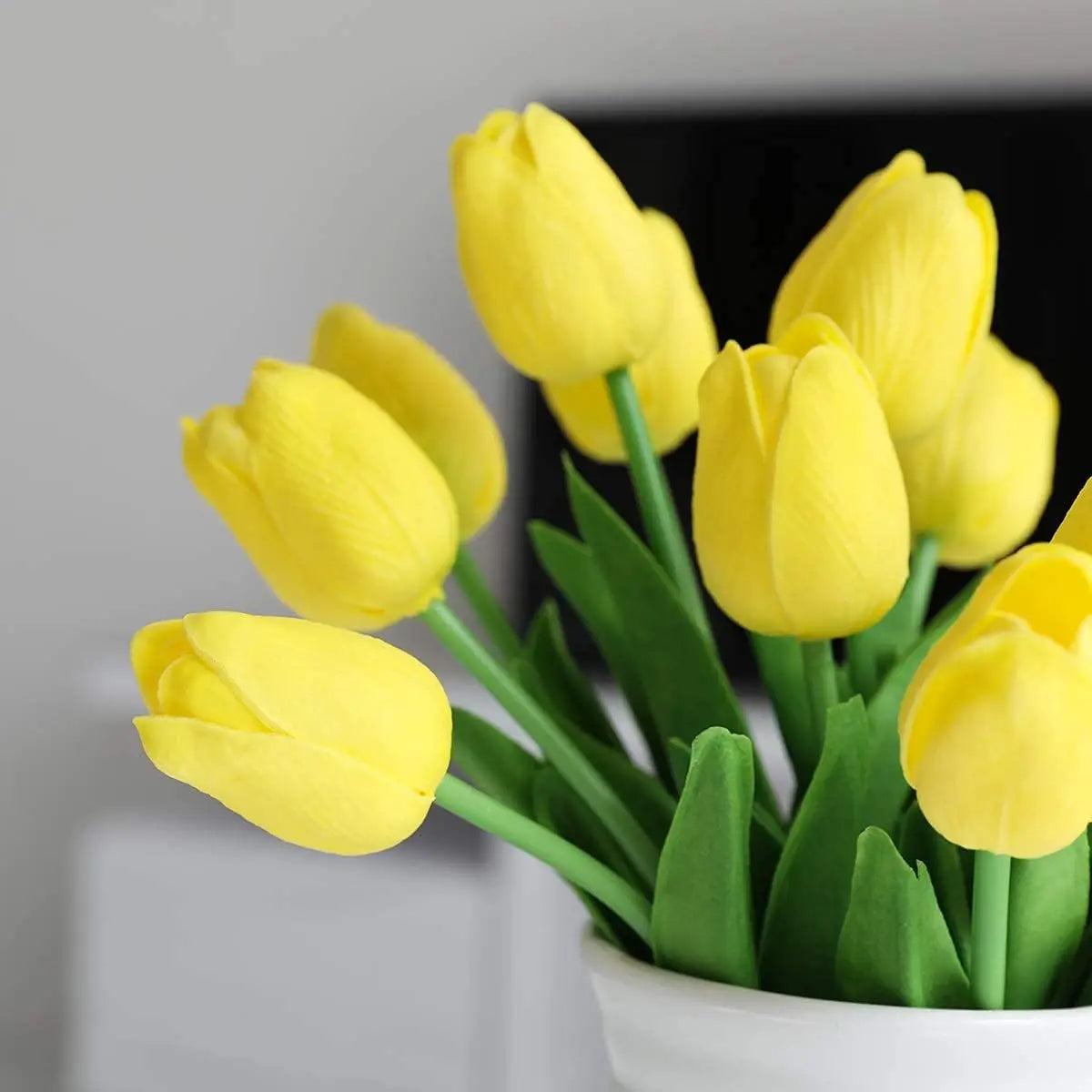 10/30PCS Artificial Flowers Real Touch Tulip Scrapbooking Vase Home Decor Wedding Garden Rose Arch Garland Mother's Day Bouquets