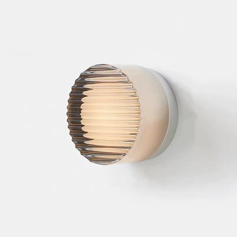 Minimalist LED Wall Lamp Amber Acrylic Bedroom Bedside Living Room Light Home Decor Simple Modern Lighting Design