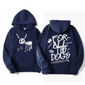 Fall/Winter Men's/Women's Fashion Hip Hop Hoodies Sweatshirts Hoodies Rapper Drake All The Dogs New Album Pattern Hoodies